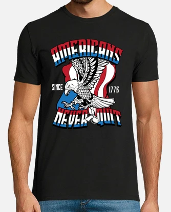 Camiseta bandera americana retro eeuu america. laTostadora