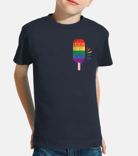 Ropa Camiseta Bandera Orgullo Gay Helado