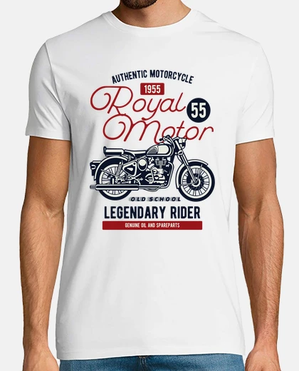 Camiseta Camiseta Bikers 1955 Retro Moteros