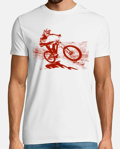 Camiseta CAMISETA BTT DESCENSO ROJA