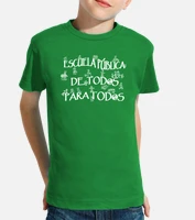 Camiseta ninos escuela publica de to. laTostadora