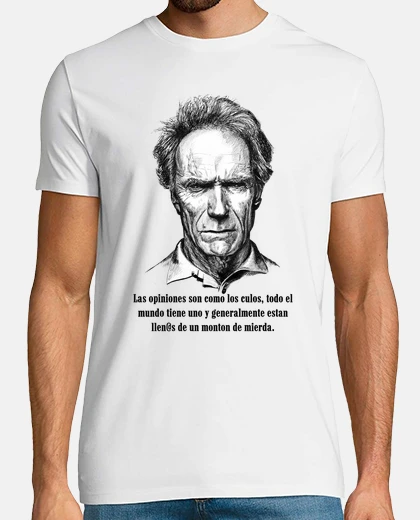 Camiseta Camiseta Clint Eastwood puto amo