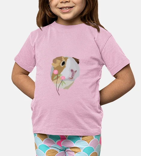 Ropa Camiseta cobaya flor