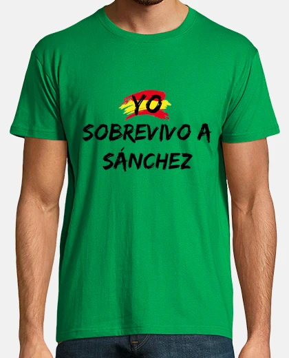 Camiseta Camiseta contra Sánchez YO SOBREVIVO