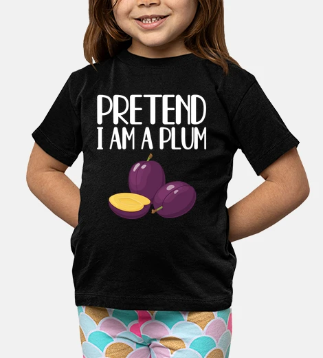 Ropa camiseta de ciruela