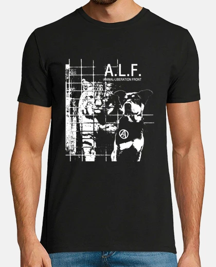 Camiseta camiseta de hombre - alf animal liberation front