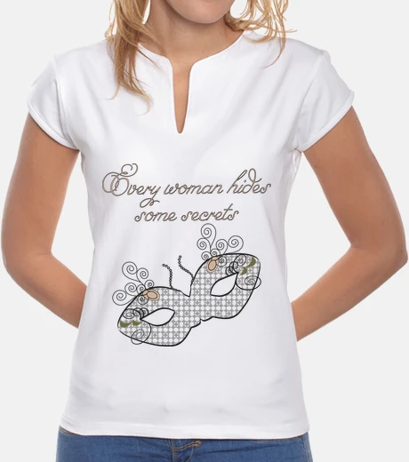 Camiseta camiseta de la máscara intrigante