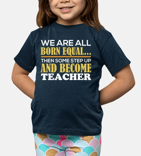 Ropa camiseta de maestros nacidos iguales