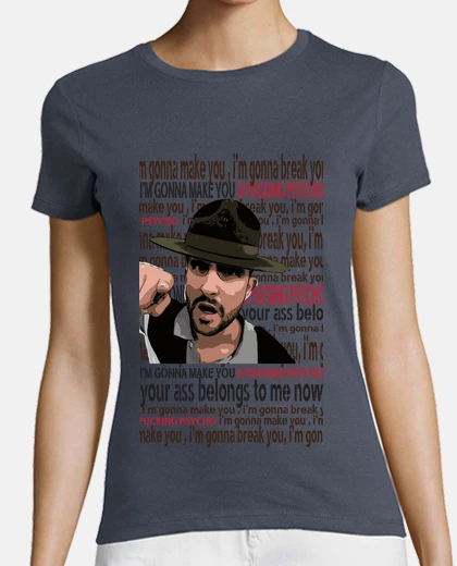 Camiseta camiseta de manga corta musa de la música rock psico