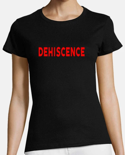 Playera camiseta dehiscencia, autoafirmación