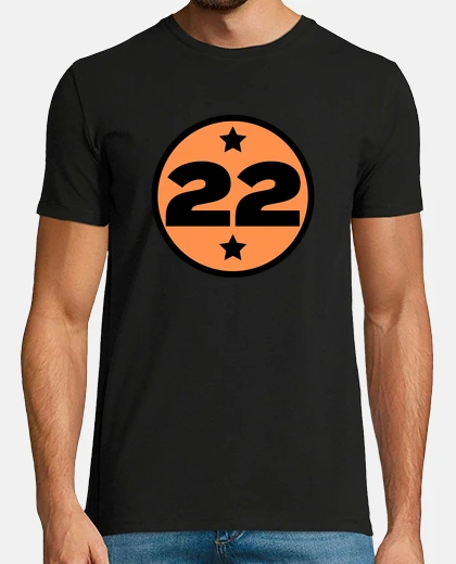 Camiseta camiseta deportiva numero 22 edad