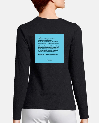 Camiseta CAMISETA ESPALDA TEXTO ROSALIA DE CASTRO