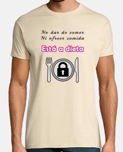 Camiseta Está a dieta