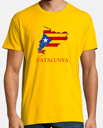 CAMISETA ESTELADA MAN MAPA 3D BANDERA NOMBRE