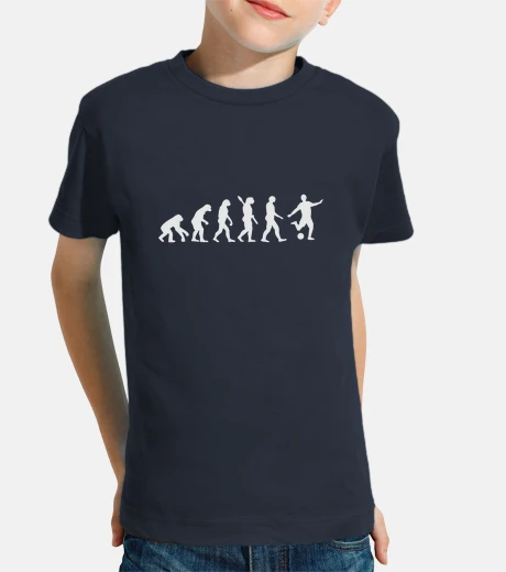 Ropa camiseta evolución hombre fútbol