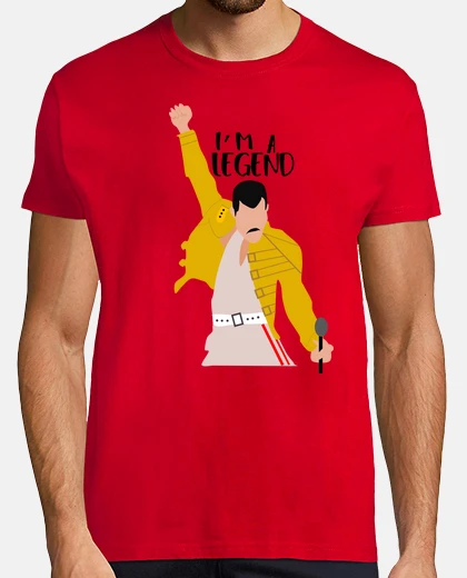 CAMISETA FREDDIE MERCURY LEGEND MANGA CORTA