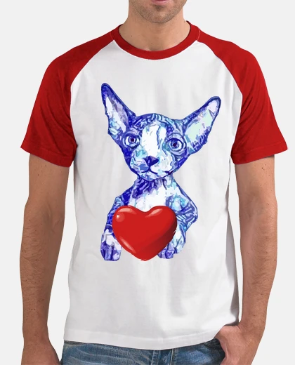 Camiseta camiseta gatito