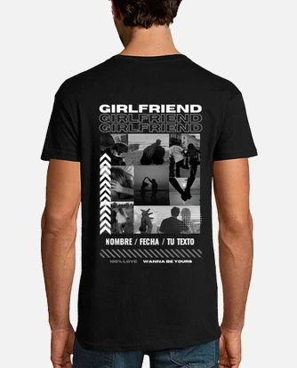 Camiseta girlfriend foto personalizada laTostadora
