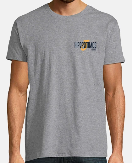 Camiseta Hipopótamos Hombre - Colores claros - Logo pequeño