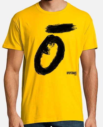 Camiseta Hipopótamos ó negra - Hombre