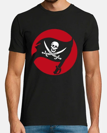 Camiseta camiseta hombre - bandera pirata calico