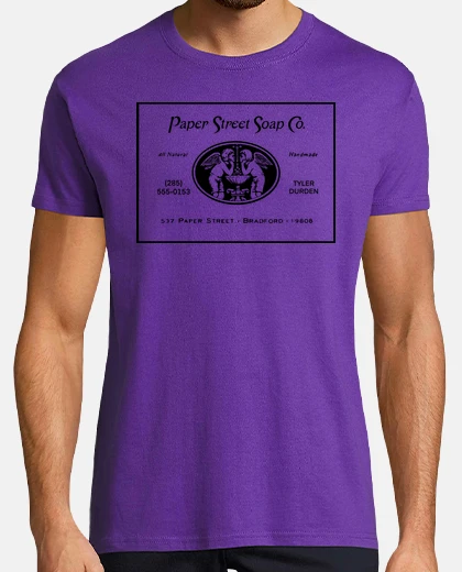 Camiseta Camiseta Hombre - Tyler Durden Card