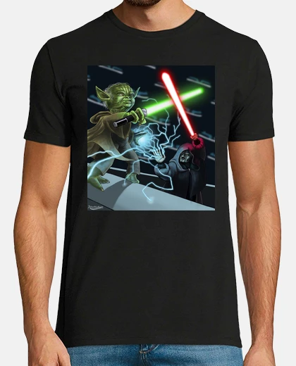Camiseta Camiseta hombre - Yoda vs El Emperador