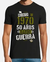 Camisetas 50 años 1970 hombre sale