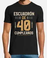 Camiseta 40 cumpleaños hombre sale