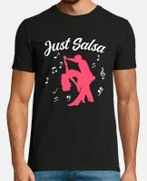 Camiseta salsa dancer latin dancing just salsa. laTostadora