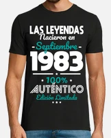 Camiseta 40 anos leyendas septiembre 19. laTostadora