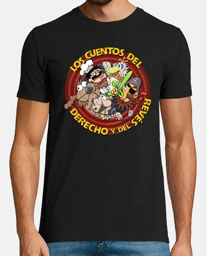 Camiseta Camiseta hombre, cuentos del derecho y del revés