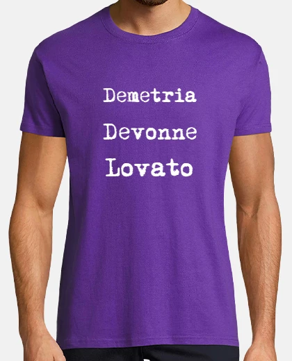 Camiseta Camiseta hombre "Demetria Devonne Lovato"