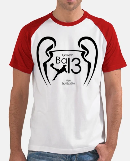Camiseta Camiseta hombre manga corta Gareth Bale la 13, 2 colores