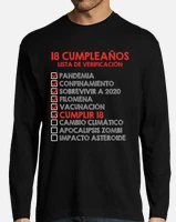 Camiseta cumpleanos 18 anos lista laTostadora