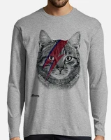 Camiseta gato bowie shop