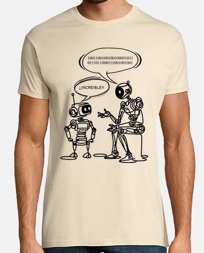 Camiseta CAMISETA HUMOR INFORMÁTICA ROBOTS BINARIO