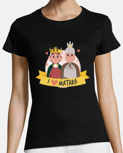 Playera Camiseta I LOVE Mataró GEGANTS Grossos