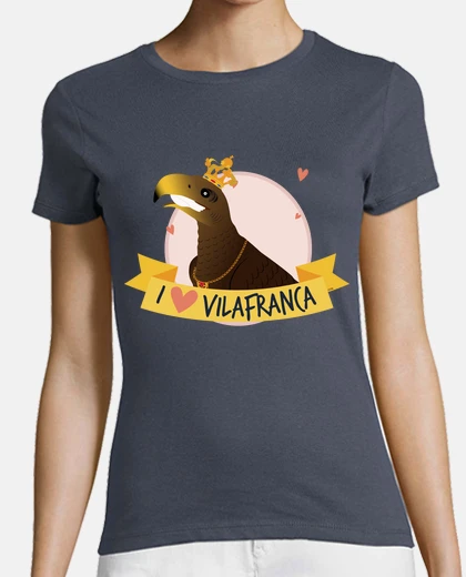 Playera camiseta i love vilafranca àliga