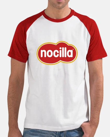 Camiseta Camiseta logo nocilla mangas rojas