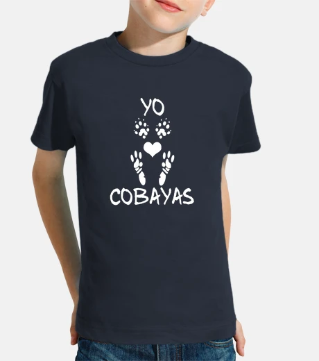 Ropa Camiseta manga corta infantil Yo amo las cobayas