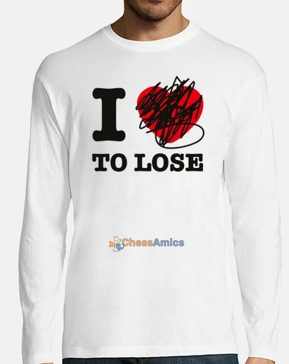 Playera camiseta manga larga odio perder