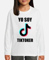 Camiseta ninos tiktok yo soy tiktoker ti. laTostadora