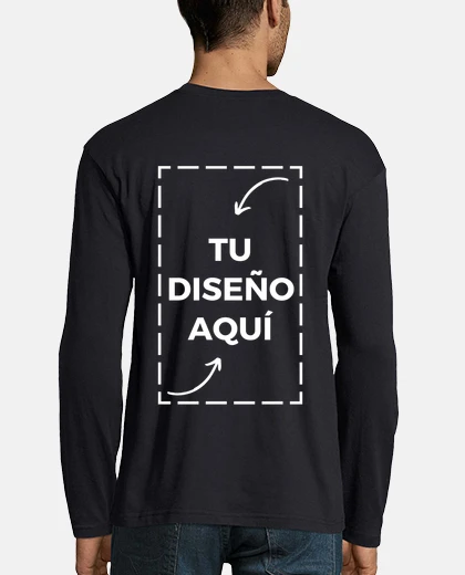 Camiseta camiseta manga larga personalizada