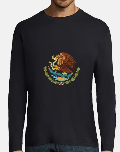 Camiseta Camiseta mexicana, escudo mexicano, agula mexicana 