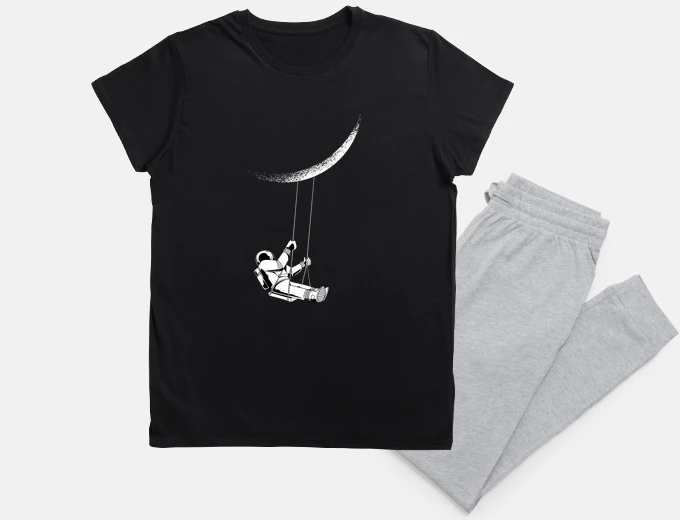 Pijama Camiseta Moon Astronaut