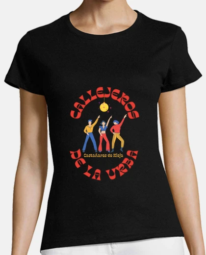 Playera camiseta mujer callejeros