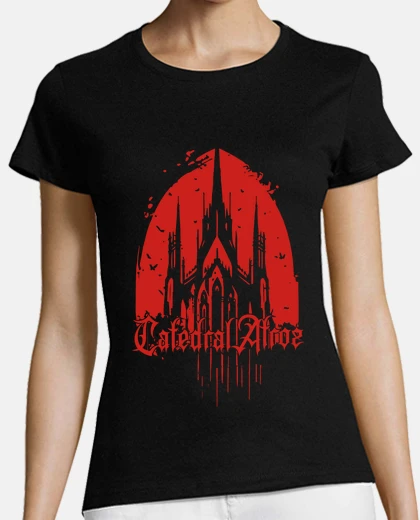camiseta mujer catedral atroz
