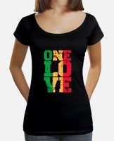Camiseta un amor reggae rasta rastafari jamaica | laTostadora