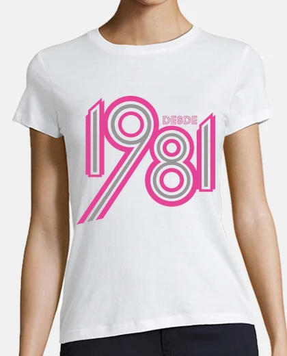 Playera Camiseta naci en 1981